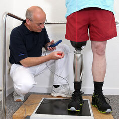 Beinprothesenversorgung - Statik einstellen