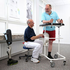 Beinprothesenversorgung - Maßnehmen am Bein